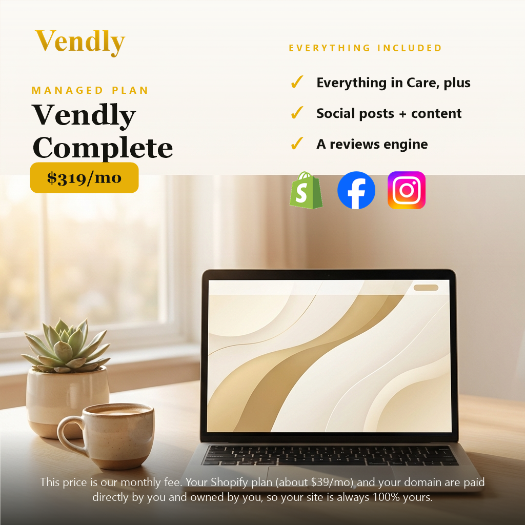 Vendly Complete