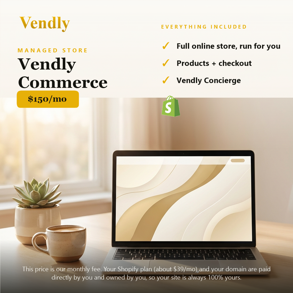 Vendly Commerce Managed